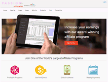 Tablet Screenshot of banners.passion.com